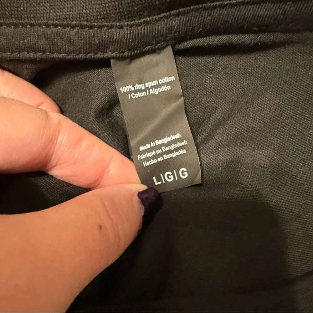 NWOT Black T-Shirt with Colorful 'Let Them' Design - Picture 3 of 5